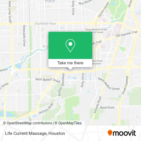 Life Current Massage map
