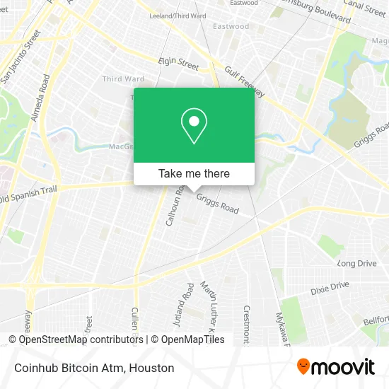 Coinhub Bitcoin Atm map