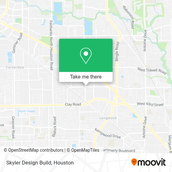 Skyler Design Build map