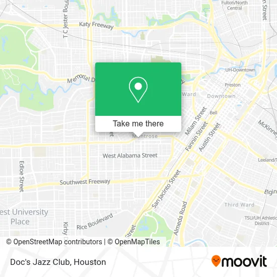 Doc's Jazz Club map