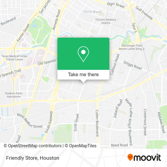 Friendly Store map