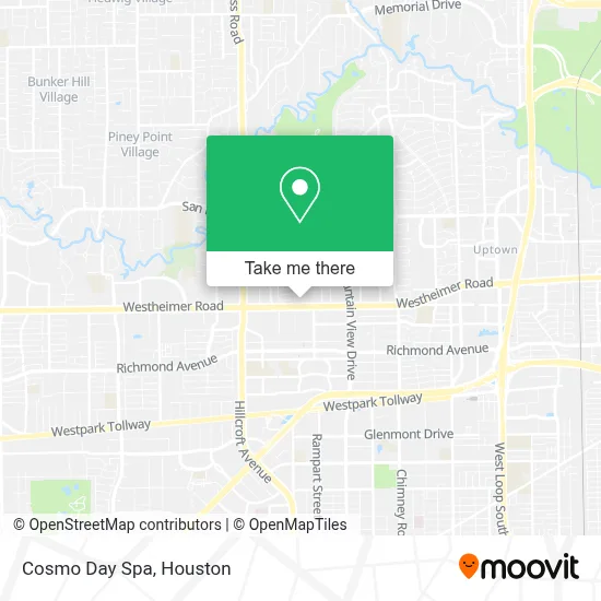 Cosmo Day Spa map
