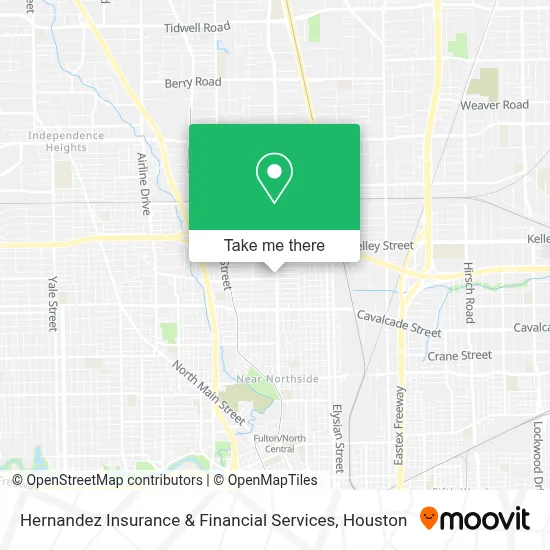 Hernandez Insurance & Financial Services map