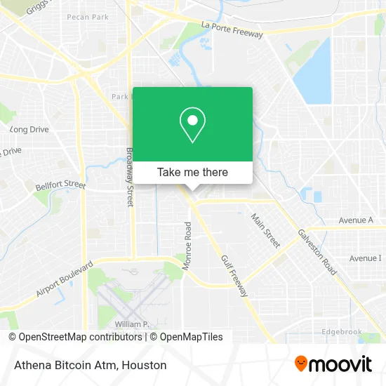 Athena Bitcoin Atm map