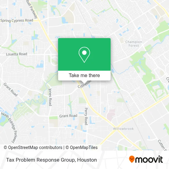 Tax Problem Response Group map