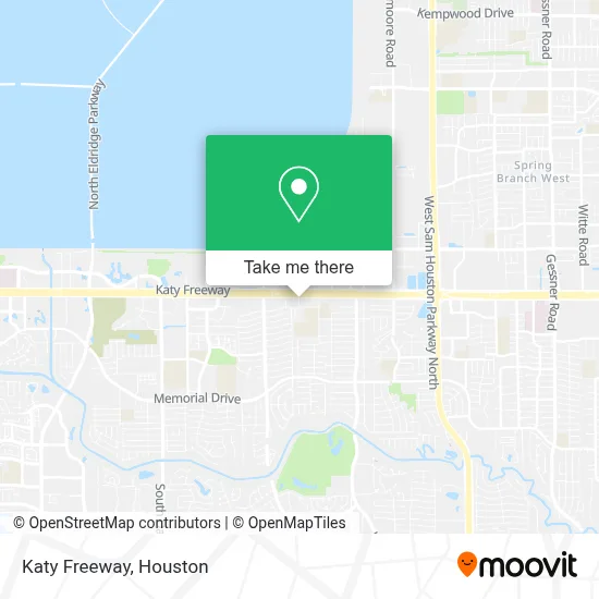 Katy Freeway map