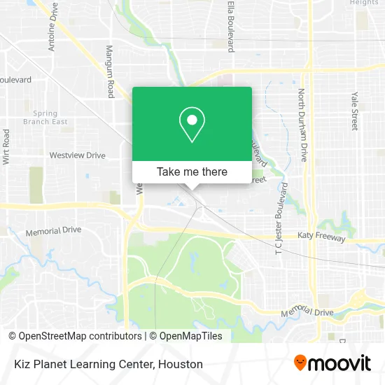 Kiz Planet Learning Center map