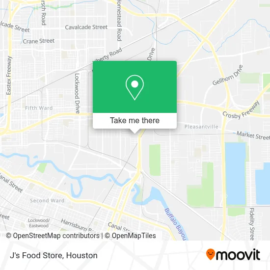 J's Food Store map