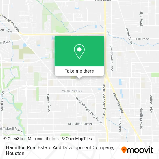 Hamilton Real Estate And Development Company map