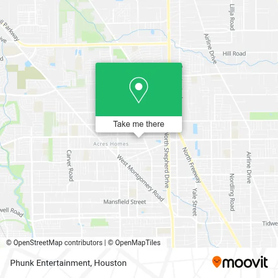 Phunk Entertainment map