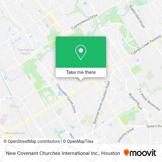 New Covenant Churches International Inc. map