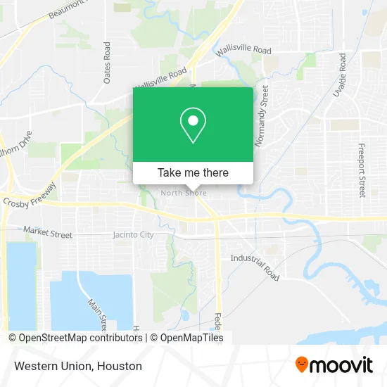 Western Union map