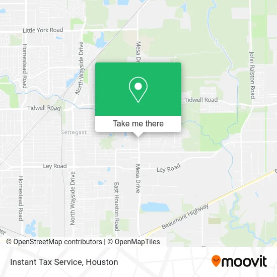 Instant Tax Service map