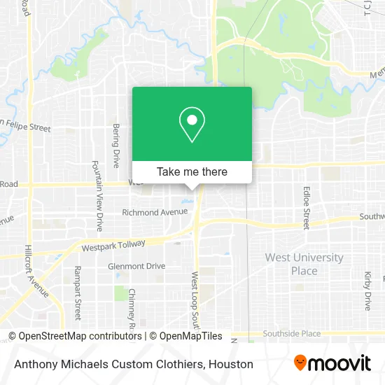 Anthony Michaels Custom Clothiers map