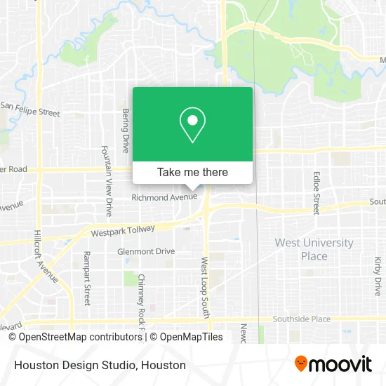 Houston Design Studio map