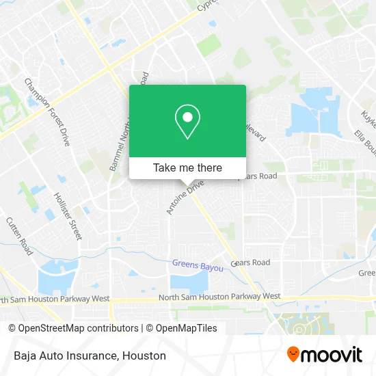 Baja Auto Insurance map