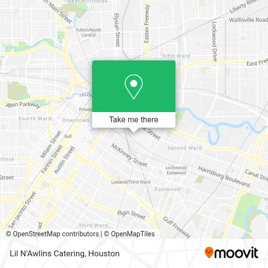 Lil N'Awlins Catering map