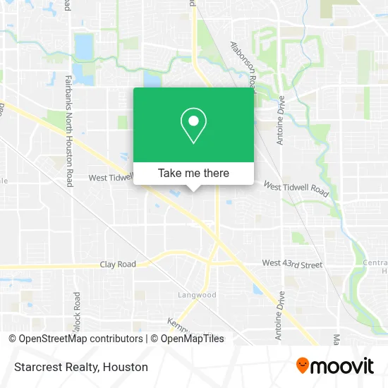 Starcrest Realty map