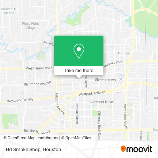 Hd Smoke Shop map