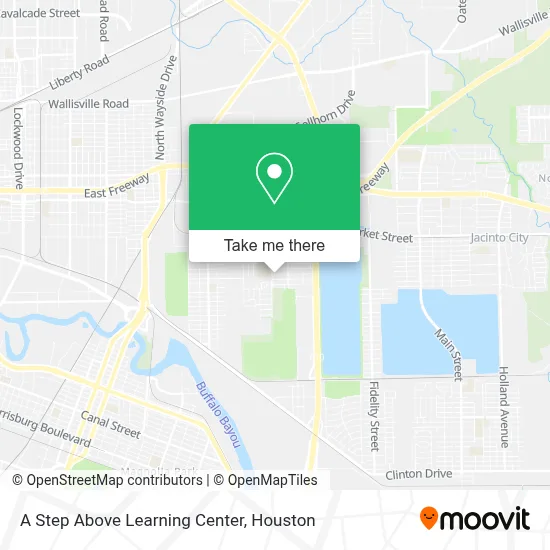 A Step Above Learning Center map