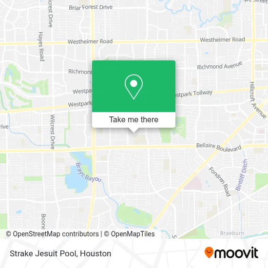 Strake Jesuit Pool map