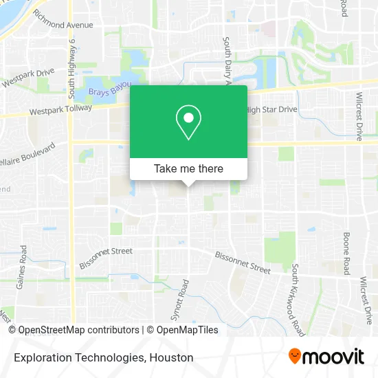 Exploration Technologies map