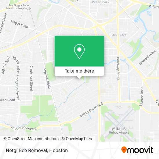 Netgi Bee Removal map