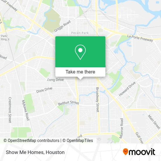 Show Me Homes map
