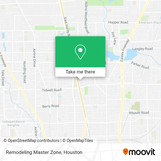 Remodeling Master Zone map