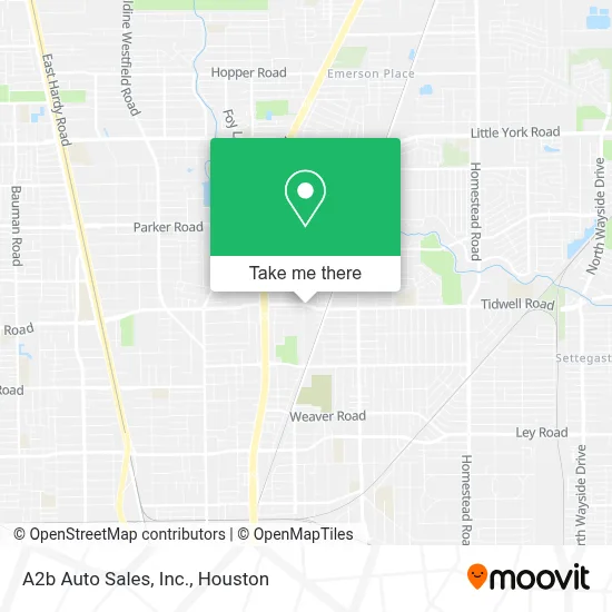 A2b Auto Sales, Inc. map