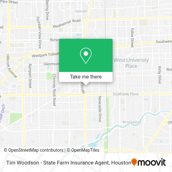 Tim Woodson - State Farm Insurance Agent map
