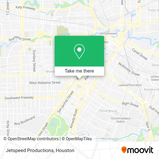 Jetspeed Productions map