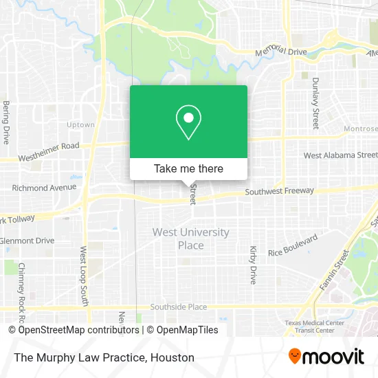 The Murphy Law Practice map