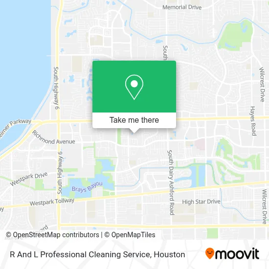 R And L Professional Cleaning Service map