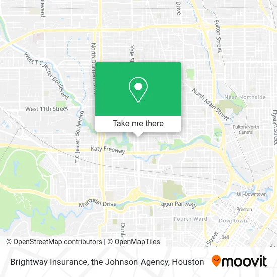 Brightway Insurance, the Johnson Agency map