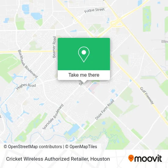 Cricket Wireless Authorized Retailer map