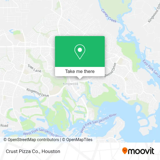 Crust Pizza Co. map