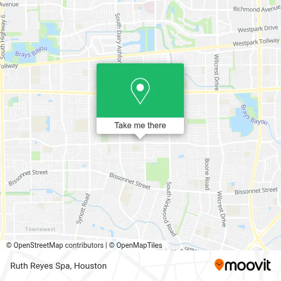 Ruth Reyes Spa map