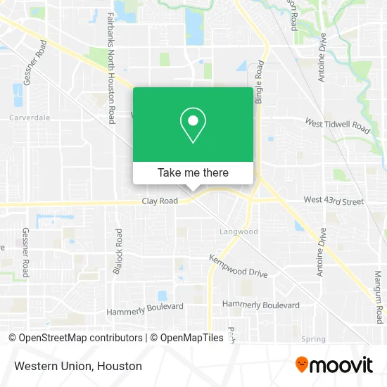 Western Union map