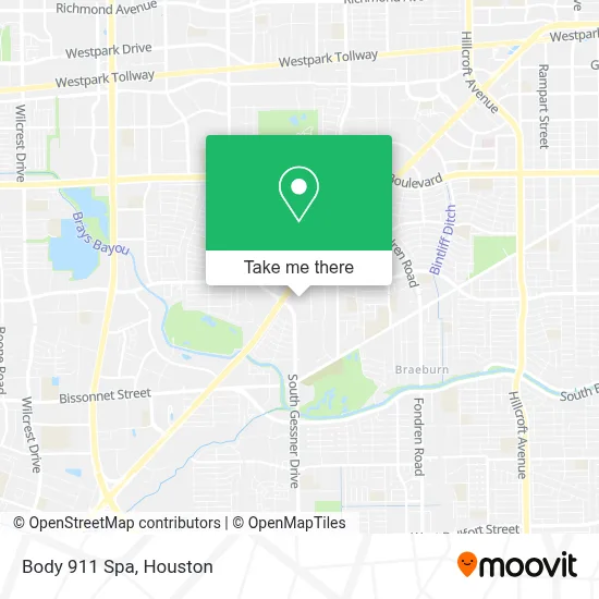 Body 911 Spa map