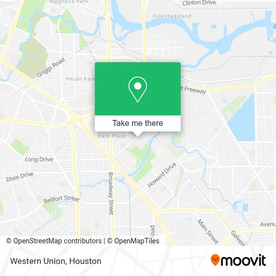 Western Union map