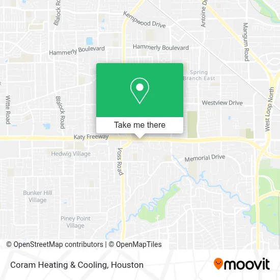 Coram Heating & Cooling map