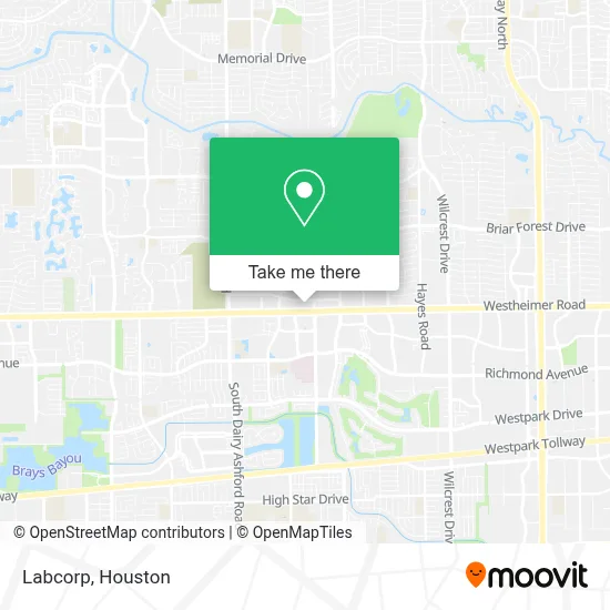 Labcorp map