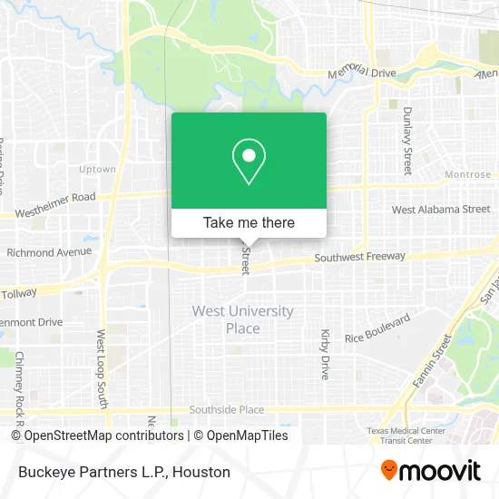 Buckeye Partners L.P. map