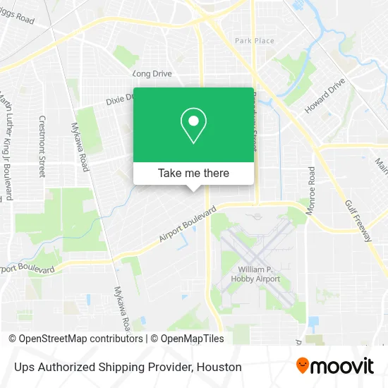 Ups Authorized Shipping Provider map