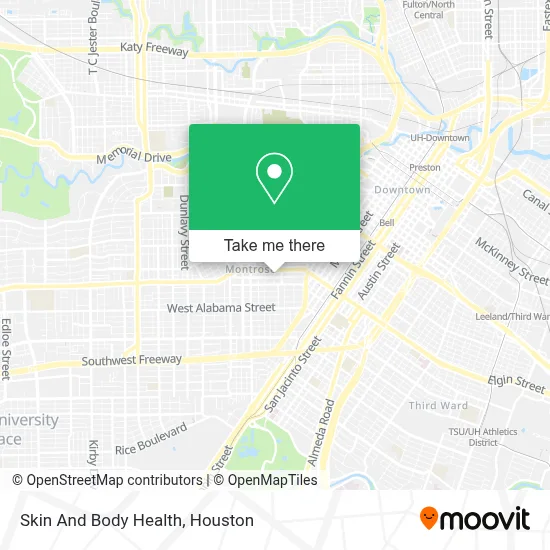 Skin And Body Health map