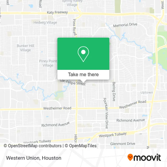 Western Union map