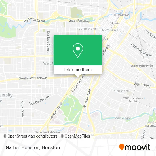Gather Houston map