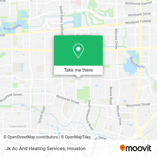 Jk Ac And Heating Services map
