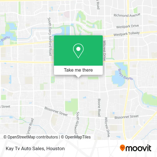 Kay Tv Auto Sales map